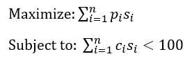 deterministic formulation example