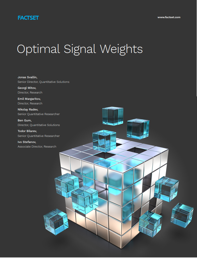 optimal-signal-weights